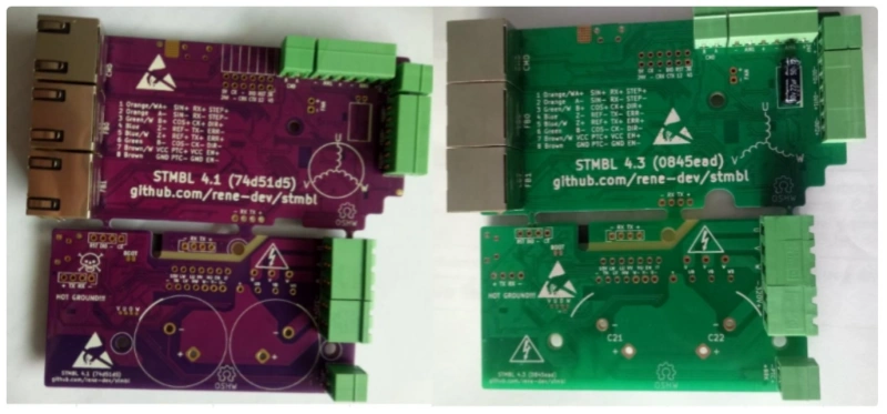 Assembly instructions for the STMBL Servo Drive From Version4.0 to Version4.3