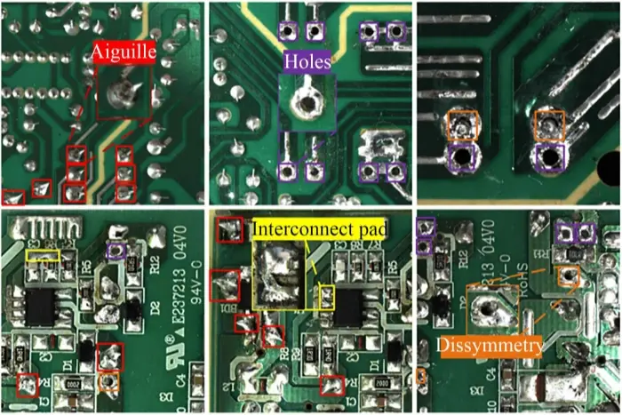 Identified PCB Pad Defects